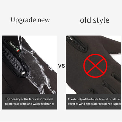 Winter Thermal Waterproof Motorcycle Gloves