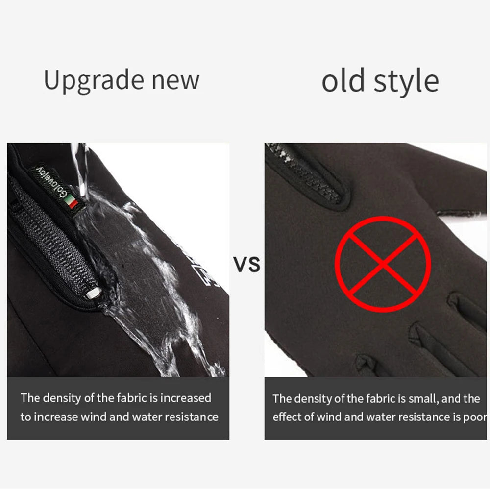 Winter Thermal Waterproof Motorcycle Gloves