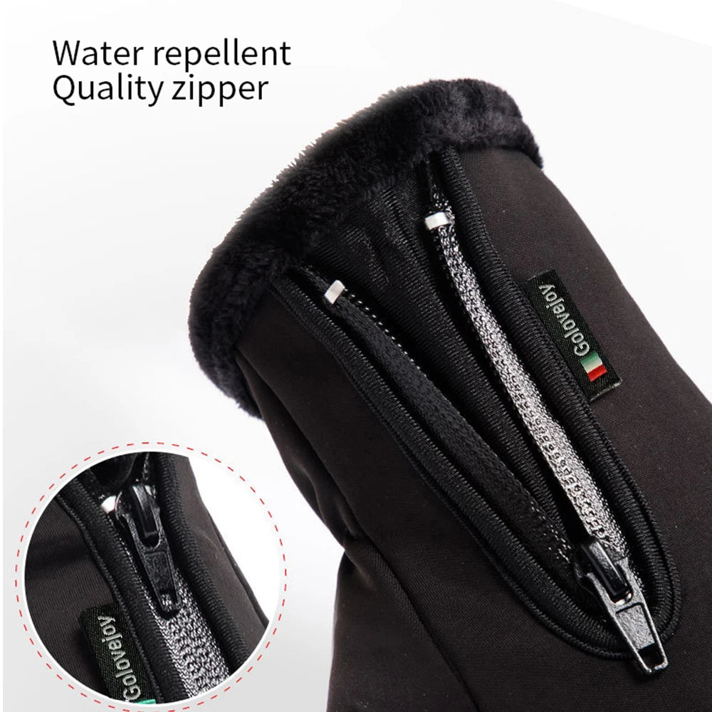 Winter Thermal Waterproof Motorcycle Gloves