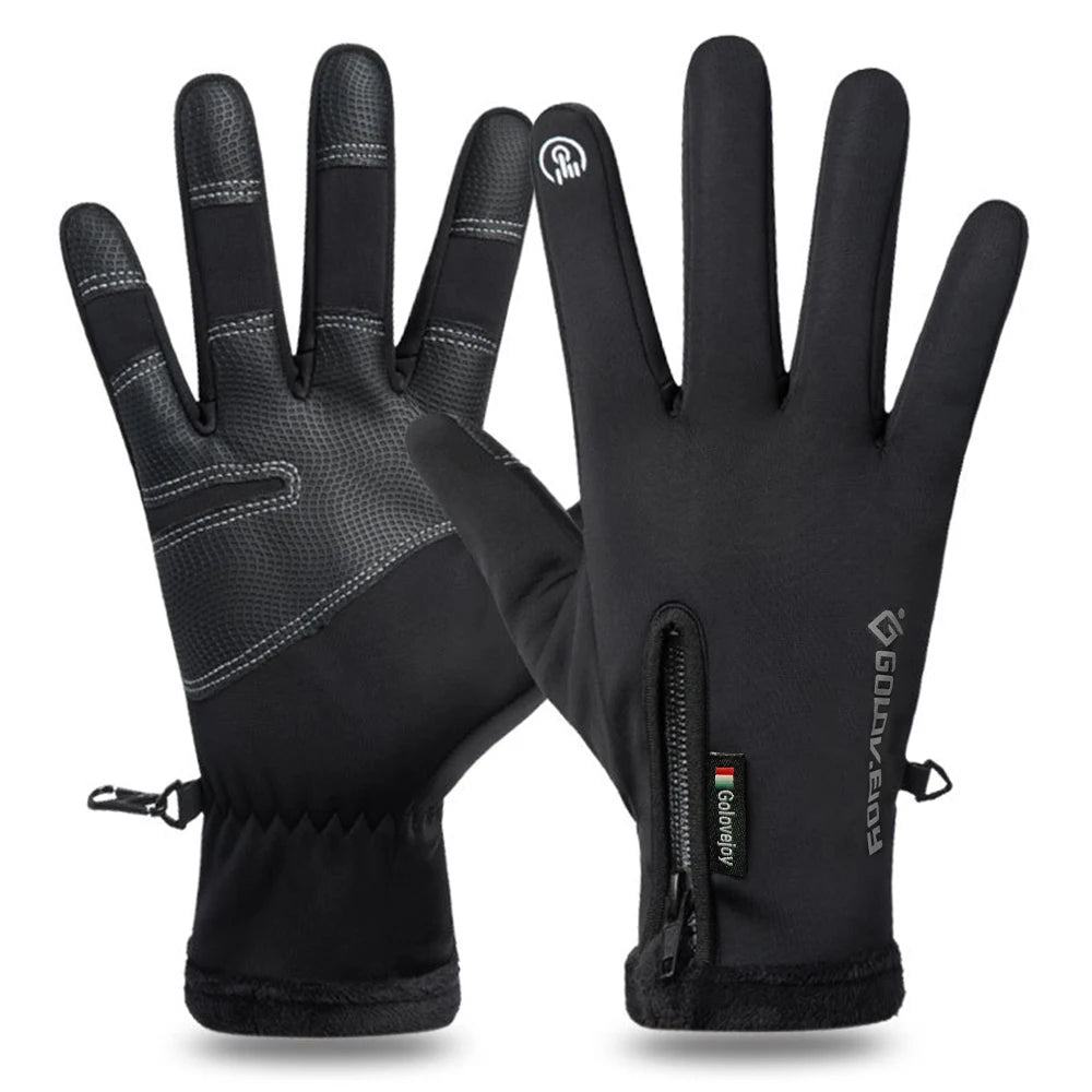 Winter Thermal Waterproof Motorcycle Gloves
